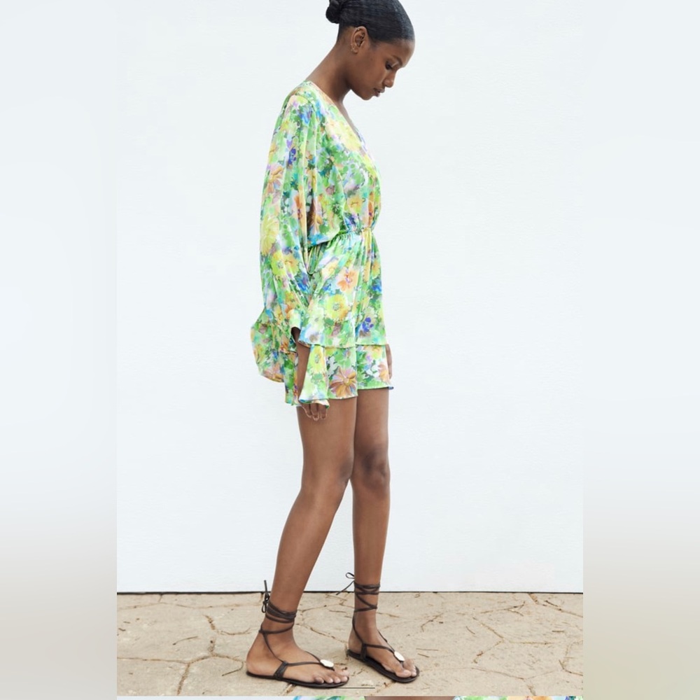 FLORAL PRINT DRESS - Picture 7 of 14